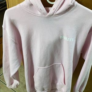 James Charles sister pink hoodie